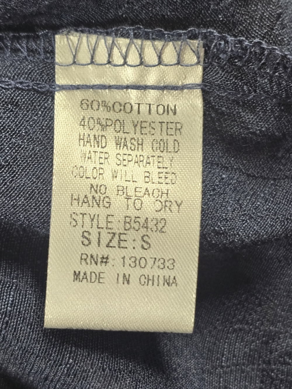 Umgee USA Boho Crochet Fringe Tunic Top Navy Cream Small - Picture 5 of 11